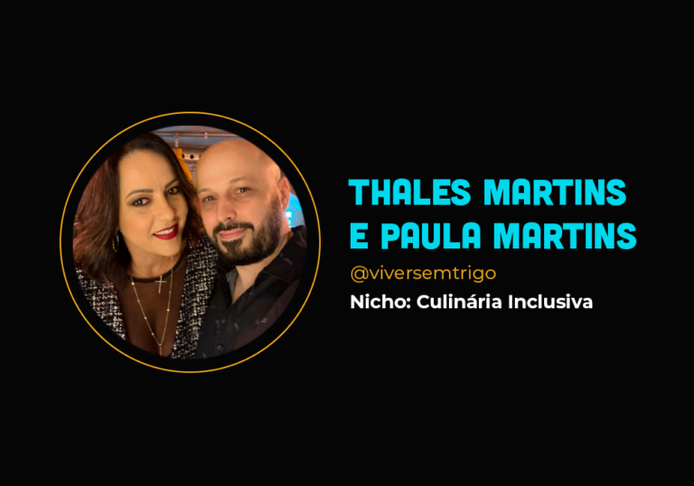 Eles fizeram 6em7 com culinária inclusiva- Thales Martins e Paula Martins